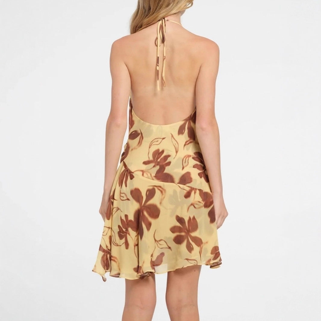 Damen Sommerliches A-Linienkleid mit floralem Druck Echo Archiv