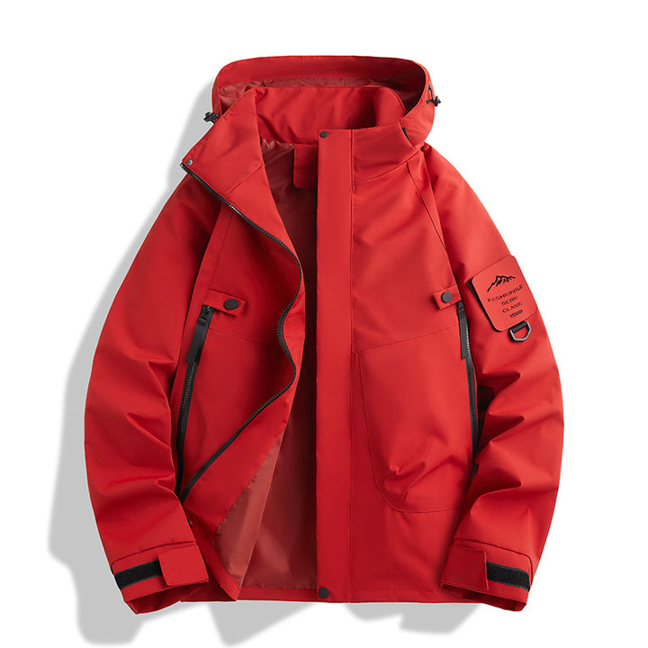 Damen Wasserabweisende Softshell-Funktionsjacke mit verstellbarer Kapuze, winddichter Membran und schrägen Reißverschlusstaschen Echo Archiv
