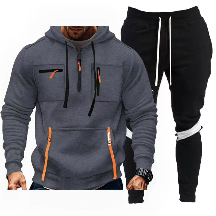 Herren sportliches Hoodie- und Jogginghosen-Set Echoarchiv