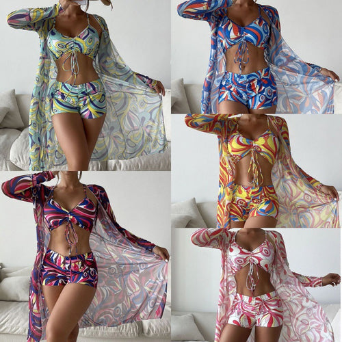 Damen Bikiniset mit lässigem Strandcover Echo Archiv