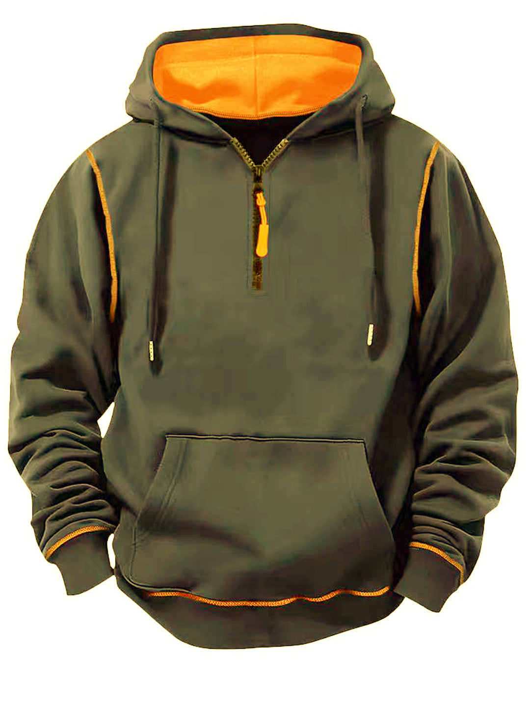Herren Sportliche Kapuzenjacke mit Reißverschluss Echo Archiv