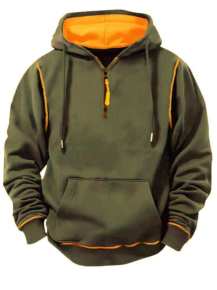 Herren Sportliche Kapuzenjacke mit Reißverschluss Echo Archiv