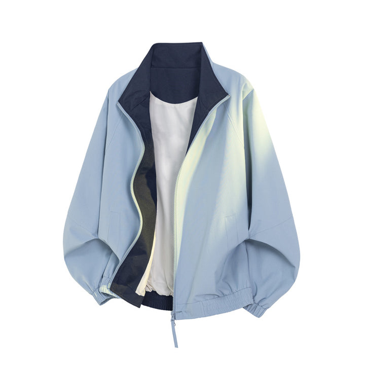 Herrenmode Übergangsjacke mit kontrastierendem Kragen Echo Archive