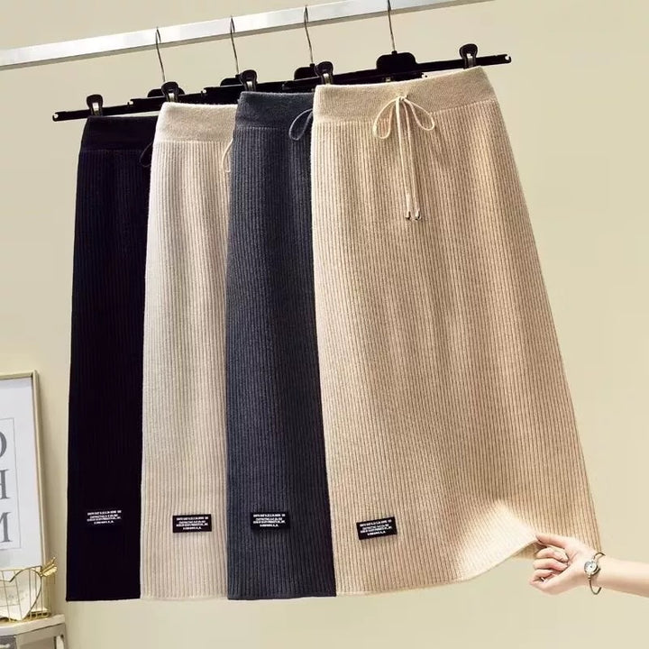 Damen Langer Midirock mit elastischem Bund Echo Archiv