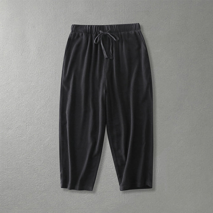 Damen Locker geschnittene Freizeit-Hose mit elastischem Bund und Tunnelzug Echoarchiv