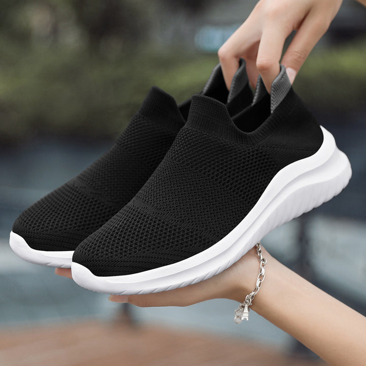 Unisex nan atmungsaktive Strick-Schlupfsneaker mit ergonomischem Memory-Fußbett Echo Archiv