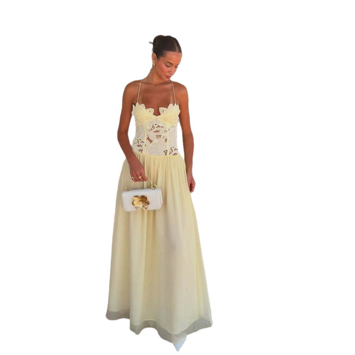 Damen Elegantes Blumendesign Kleid Echo Archiv
