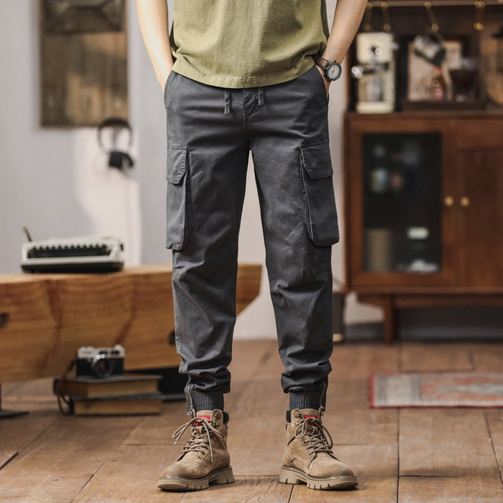 Herren Multifunktionale Cargohose mit elastischem Bund Echo Archiv
