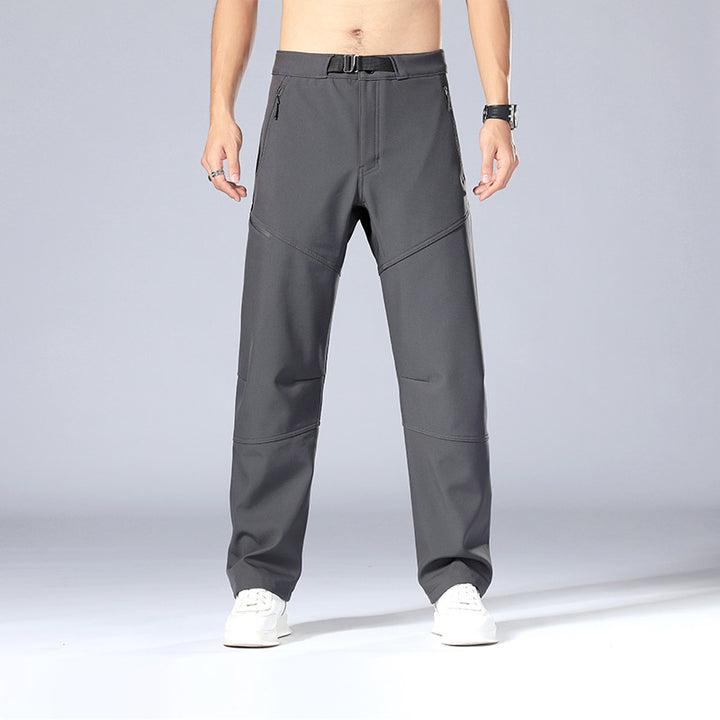 Herren Multifunktionale Outdoor-Hose mit verstellbarem Bund und Reißverschlusstaschen Echoarchiv