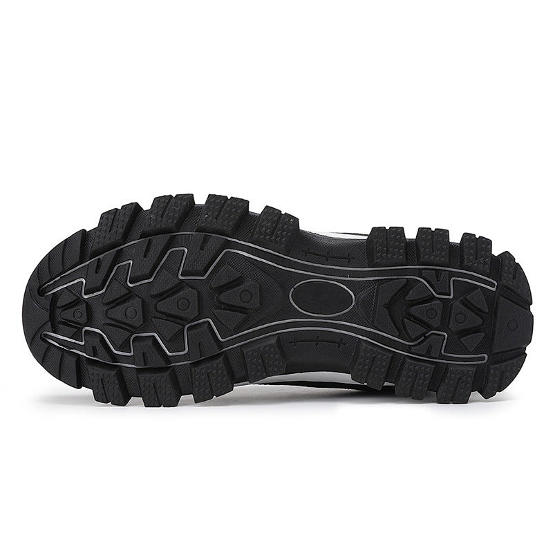 Herren nan robuster Schnür-Freizeitsneaker mit tiefem Stollenprofil, gepolstertem Schaft und praktischer Zuglasche Echo Archiv