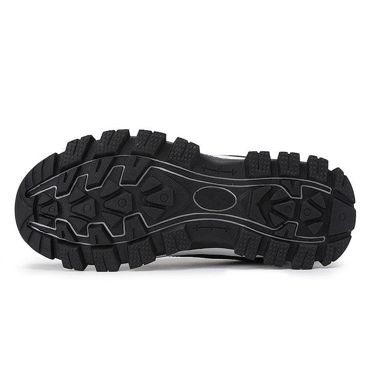 Herren nan robuster Schnür-Freizeitsneaker mit tiefem Stollenprofil, gepolstertem Schaft und praktischer Zuglasche Echo Archiv