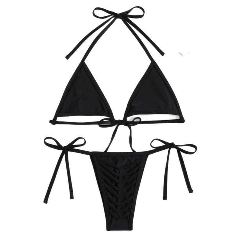 Damen Cut-Out Bikini mit Schnürdetails Echo Archiv