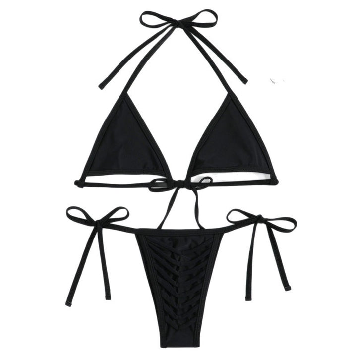 Damen Cut-Out Bikini mit Schnürdetails Echo Archiv