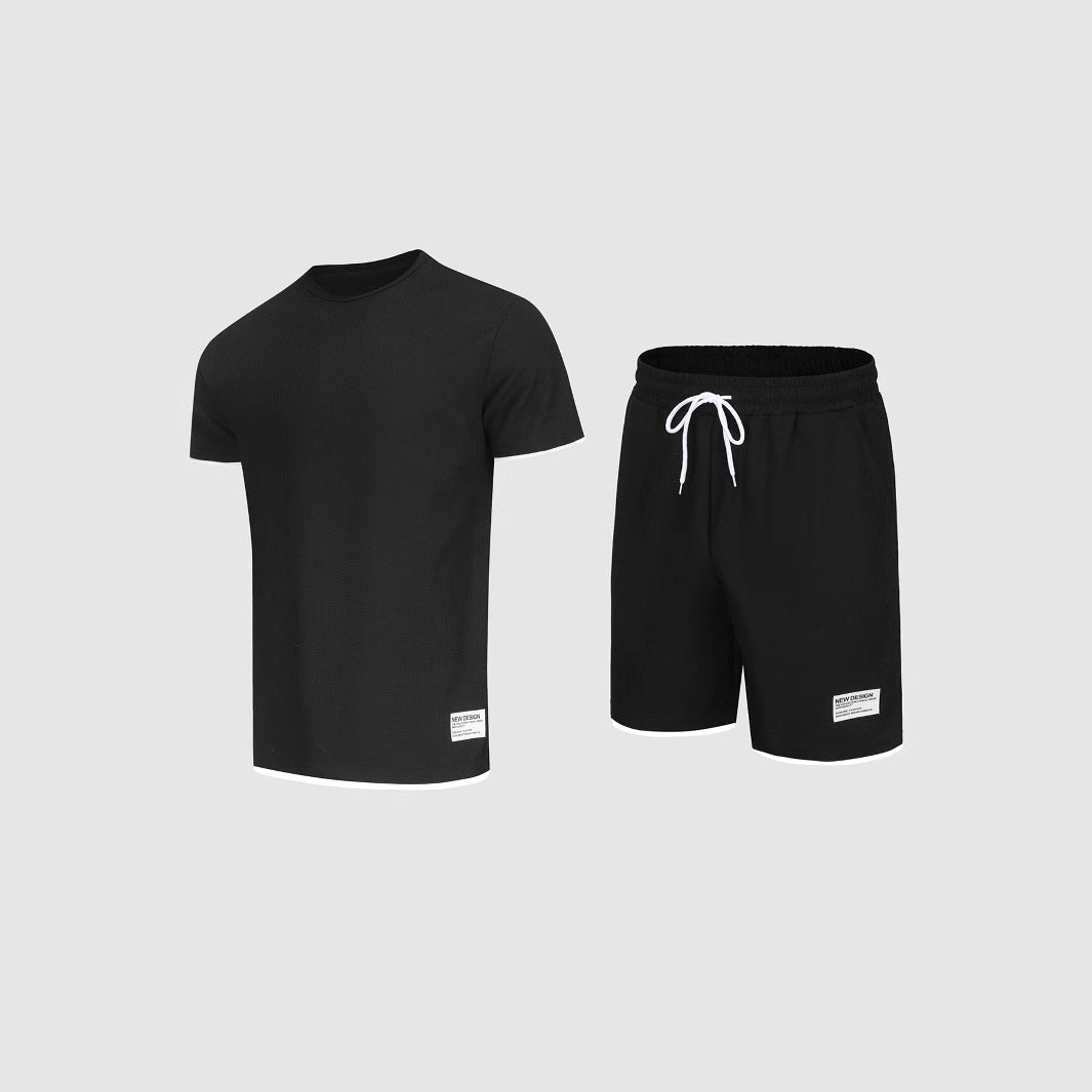 Herren stylisches Freizeit-Set mit kontrastierenden Details Echoarchiv