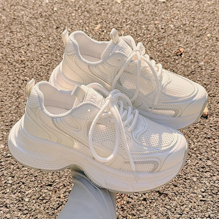 Damen Chunky Sneakers mit atmungsaktiver Mesh-Oberfläche und gepolsterter Sohle Echo Archiv
