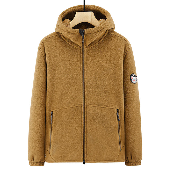 Herren Fleecejacke mit Kapuze Echo Archiv