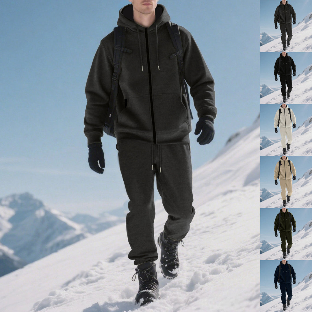 Herren Funktions-Jogginganzug mit warmem Futter und praktischen Taschen Echoarchiv