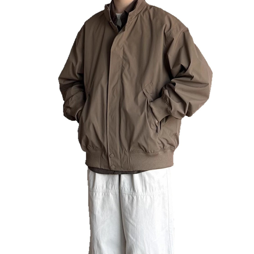 Herren lässige Übergangsjacke mit praktischem Reißverschluss Echoarchiv