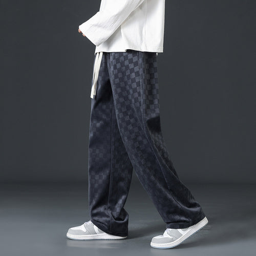 Herren Lässige Freizeithose mit Karomuster