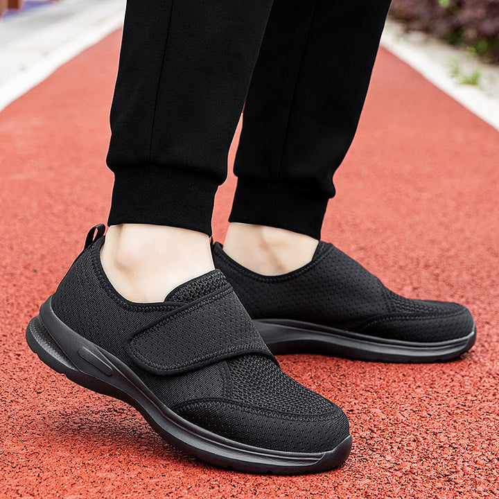 Unisex nan atmungsaktive Komfort-Halbschuh mit Klettverschluss und ergonomischer Dämpfung Echo Archiv