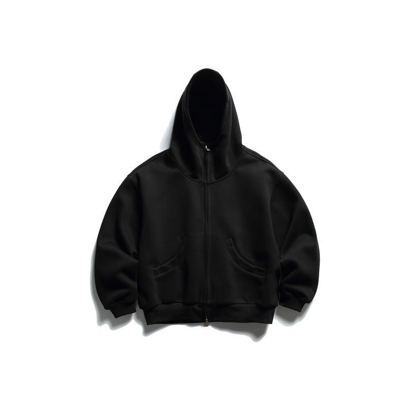 Unisex Oversize Zip-Hoodie mit hohem Kragen und Kängurutaschen Echo Archiv