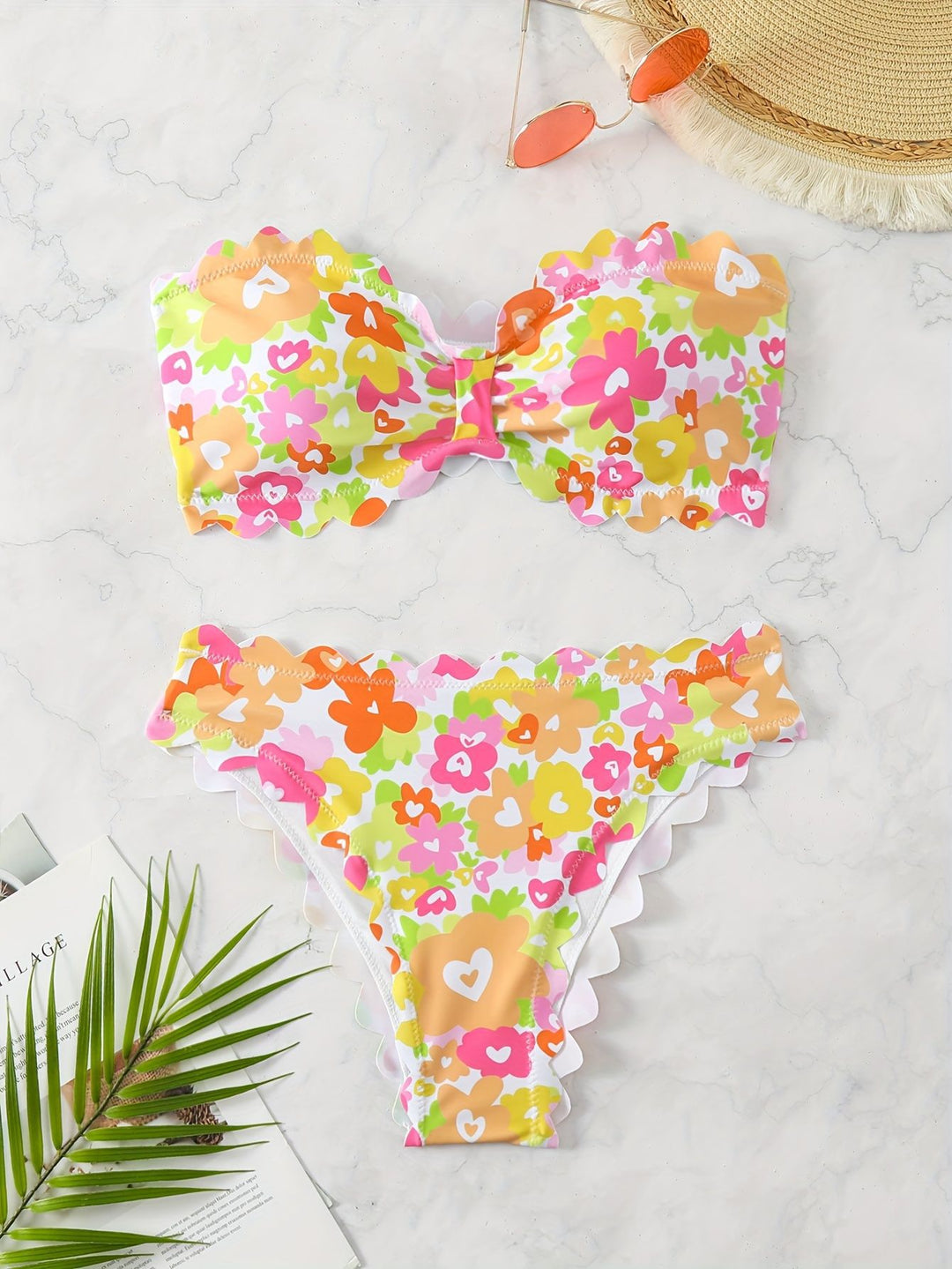 Damen Bikini-Set mit floralem Muster Echo Archiv