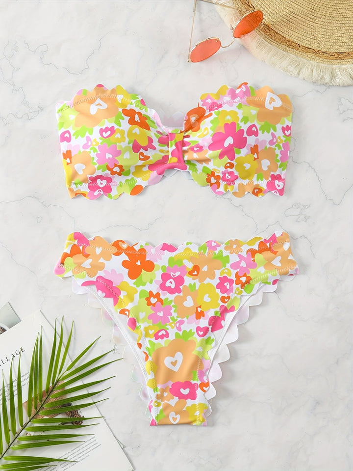 Damen Bikini-Set mit floralem Muster Echo Archiv