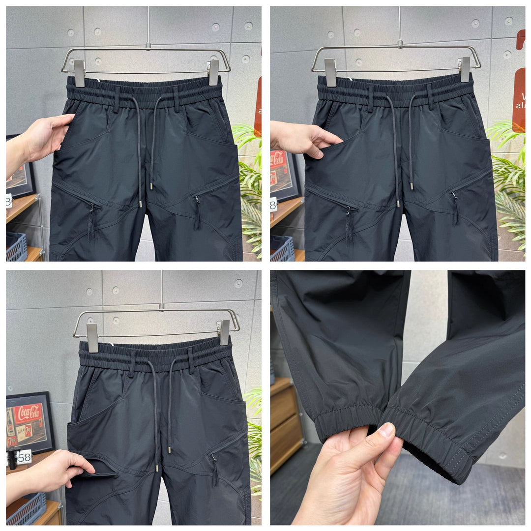 Herren Modische Cargo-Hose mit multifunktionalen Taschen Echoarchiv