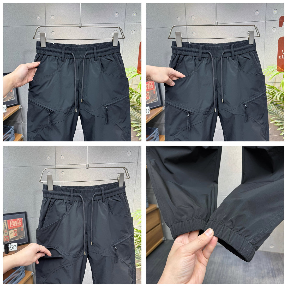 Herren Modische Cargo-Hose mit multifunktionalen Taschen Echoarchiv