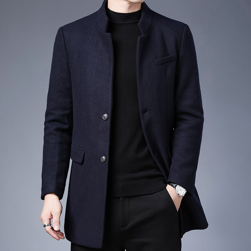 Herren eleganter Wollmantel Echoarchiv