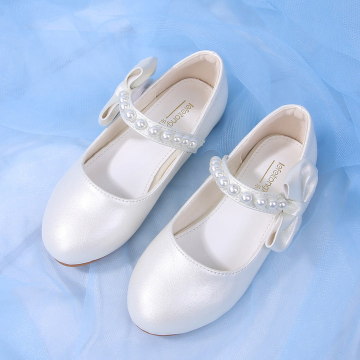Mädchen Ballerina Schuhe mit Perlen und Schleifen Echo Archiv