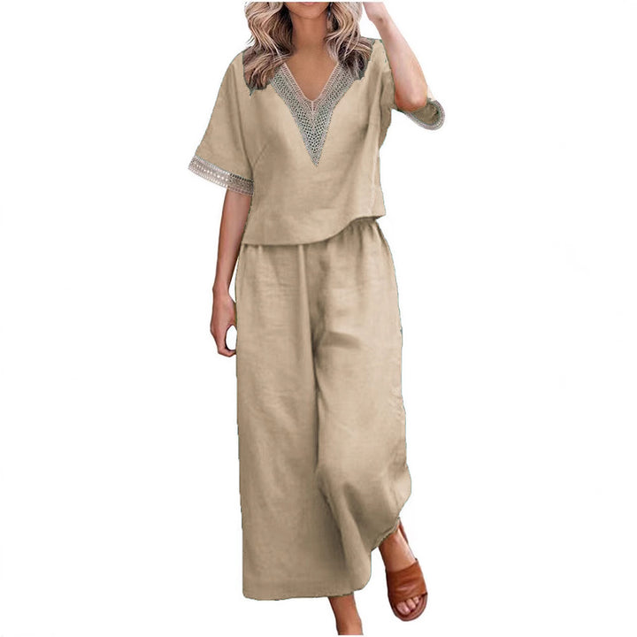 Damen Elegant geschnittenes Zweiteiler-Outfit Echo Archiv