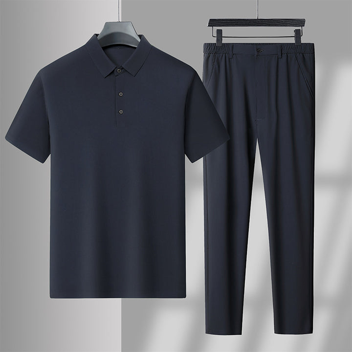 Herren Poloshirt und bequeme Jogginghose Set Echoarchiv