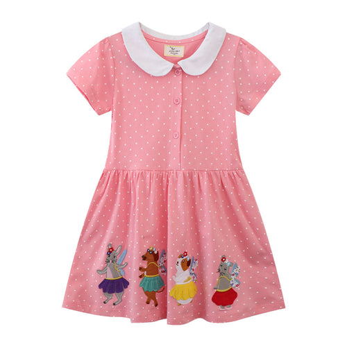 Mädchen Kleid mit süßem Tiermotiv Echo Archiv