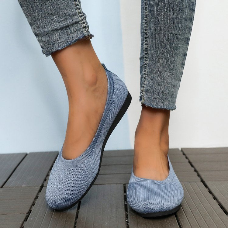 Damen Bequeme Slip-On Ballerinas Echoarchiv