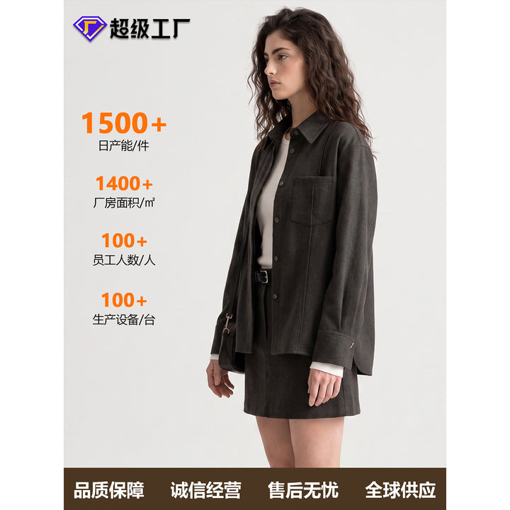 Damen Modische Overshirt Echo Archiv