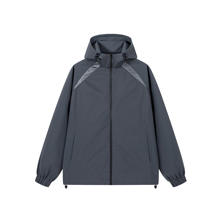 Herren Atmungsaktive Sportjacke mit Kapuze Echo Archiv