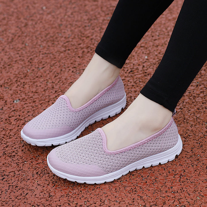 Damen nan ergonomisch geformte Komfort-Slipper mit atmungsaktivem Netzgewebe-Obermaterial und gedämpfter Laufsohle Echo Archiv