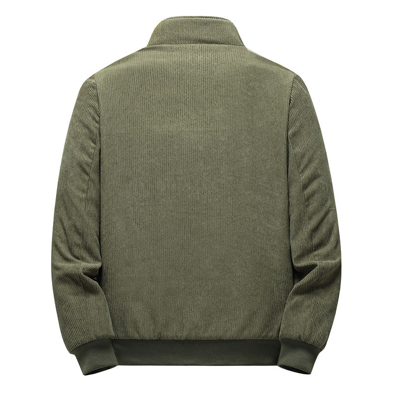 Herren Modische Cordjacke mit Stehkragen Echo Archiv