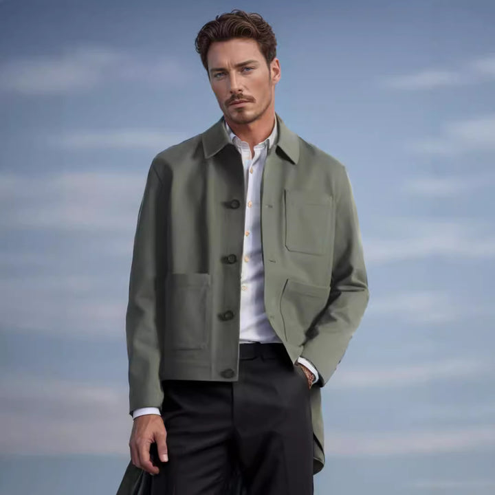Herren modischer Utility-Casual-Jacke Echoarchiv