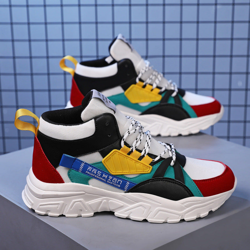 Unisex Knöchelhoher Plateau-Sneaker mit technischer Multi-Lagen-Sohle – Norré