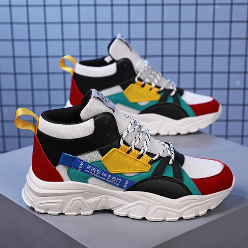 Unisex Knöchelhoher Plateau-Sneaker mit technischer Multi-Lagen-Sohle Echoarchiv
