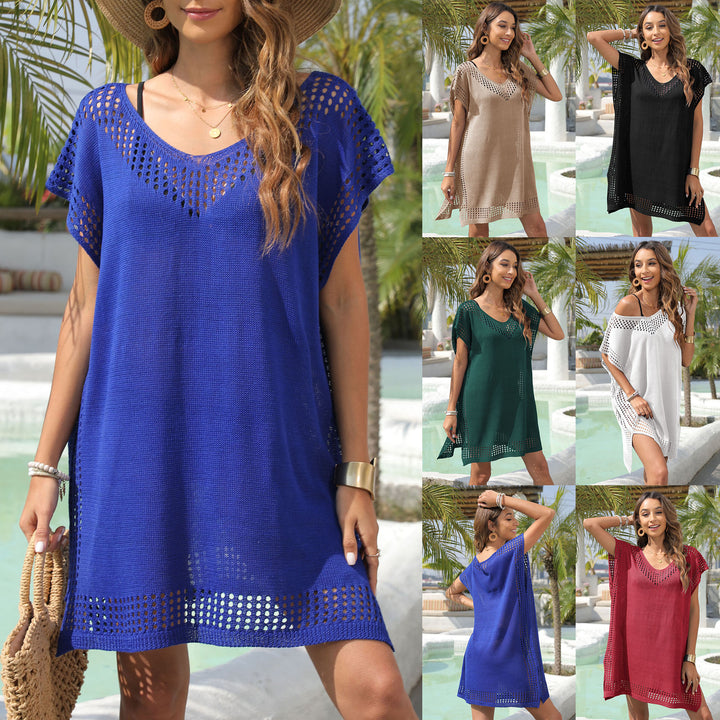 Damen luftiger Strandsarong mit modischem Lochmuster Echo Archiv