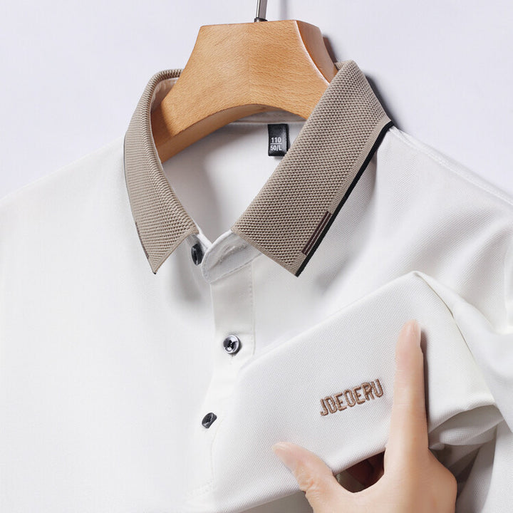 Herren sportliches Polo-Shirt mit modischem Kragen Echoarchiv