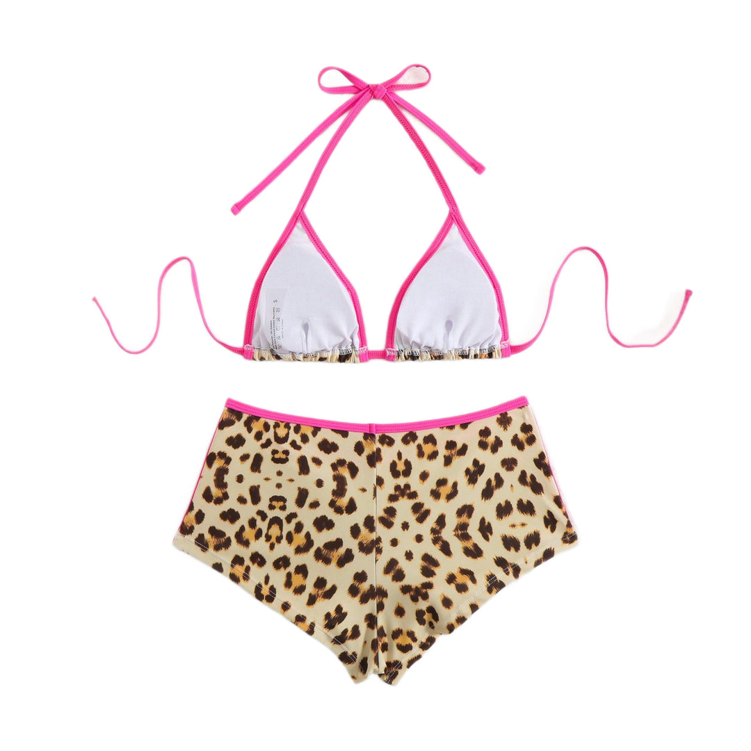 Damen Triangel-Bikini mit auffälligem Animal-Print und sportlichem Schnitt Echo Archiv