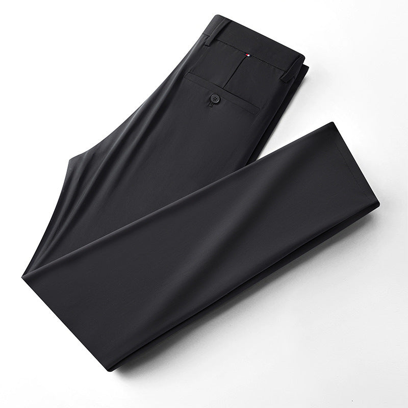 Herren elegante Anzughose mit schmalem Schnitt und komfortablem Bund Echoarchiv
