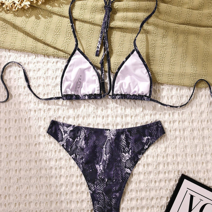 Damen Triangel-Bikini mit stylischem Quersteg Echo Archiv