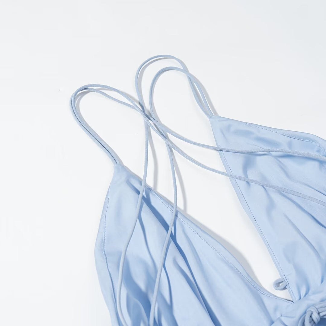 Damen Maxikleid mit geflochtenem Rückenausschnitt Echo Archiv