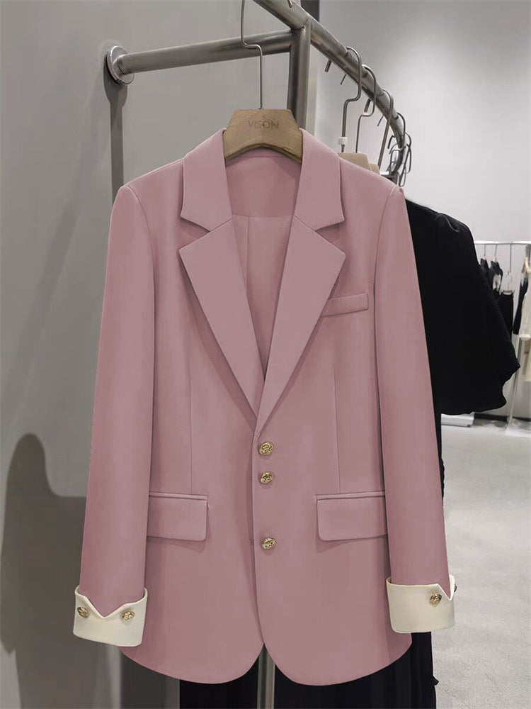 Damen Eleganter Blazer mit goldenen Knopfdetails Echo Archiv