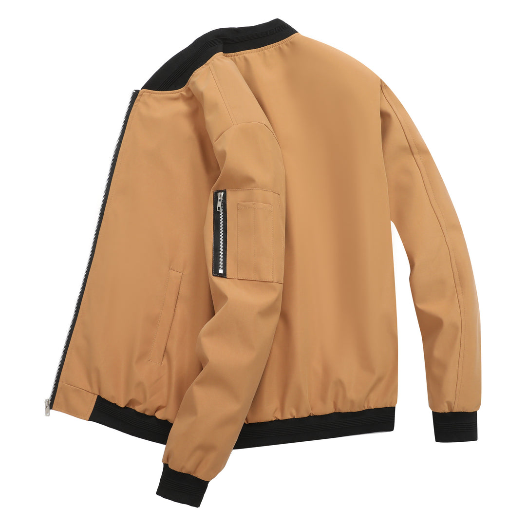 Herren Bomberjacke mit elastischen Bündchen und mehreren Taschen Echoarchiv